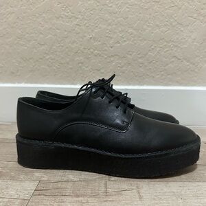 COS platform lace up derby Oxford shoes . Like new. Size 7